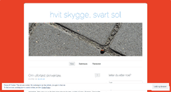 Desktop Screenshot of hvitskygge.wordpress.com