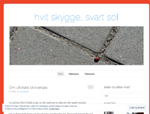 Tablet Screenshot of hvitskygge.wordpress.com