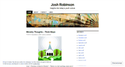 Desktop Screenshot of joshrobinson.wordpress.com