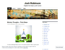 Tablet Screenshot of joshrobinson.wordpress.com