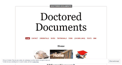 Desktop Screenshot of doctoreddocuments.wordpress.com