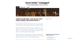 Desktop Screenshot of aaronharbershow.wordpress.com