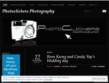 Tablet Screenshot of photoclicker.wordpress.com