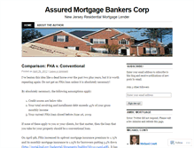 Tablet Screenshot of ambcmortgage.wordpress.com