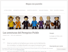 Tablet Screenshot of negraconpuntillo.wordpress.com