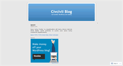 Desktop Screenshot of civcivli.wordpress.com