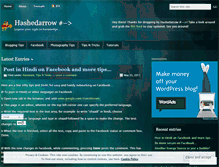 Tablet Screenshot of hashedarrow.wordpress.com
