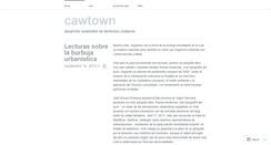 Desktop Screenshot of cawtown.wordpress.com