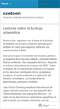 Mobile Screenshot of cawtown.wordpress.com