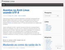 Tablet Screenshot of processolinux.wordpress.com