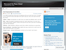 Tablet Screenshot of maroonedonpianoisland.wordpress.com