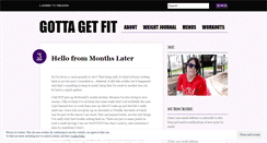 Desktop Screenshot of gottagetfit.wordpress.com