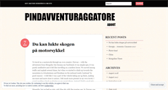 Desktop Screenshot of pindavventuraggatore.wordpress.com