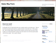 Tablet Screenshot of galeswayfarm.wordpress.com