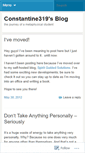 Mobile Screenshot of constantine319.wordpress.com