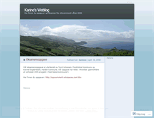 Tablet Screenshot of karinee.wordpress.com