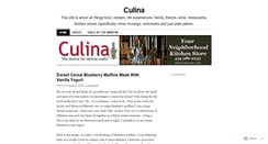 Desktop Screenshot of culinacooks.wordpress.com