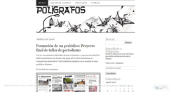 Desktop Screenshot of poligrafos.wordpress.com