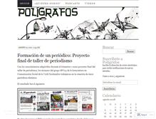 Tablet Screenshot of poligrafos.wordpress.com