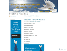 Tablet Screenshot of comfortinjesus.wordpress.com