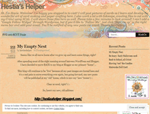 Tablet Screenshot of hestiashelper.wordpress.com
