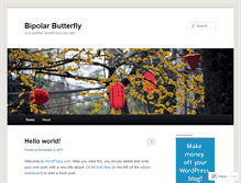 Tablet Screenshot of bipolarbutterfly.wordpress.com