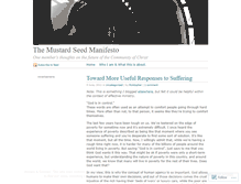 Tablet Screenshot of mustardseedmanifesto.wordpress.com