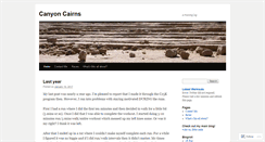 Desktop Screenshot of canyoncairns.wordpress.com
