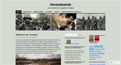 Desktop Screenshot of havanaluanda.wordpress.com