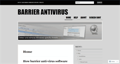 Desktop Screenshot of barrierantivirus.wordpress.com