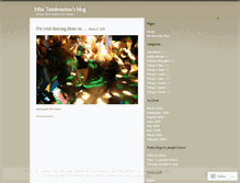 Tablet Screenshot of misstambourine.wordpress.com