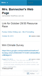 Mobile Screenshot of jbannecker.wordpress.com