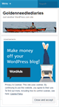 Mobile Screenshot of goldenneedlediaries.wordpress.com