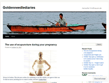 Tablet Screenshot of goldenneedlediaries.wordpress.com