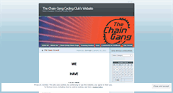 Desktop Screenshot of chaingangcyclingtralee.wordpress.com