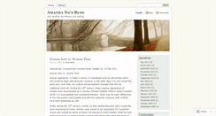 Desktop Screenshot of amandang.wordpress.com