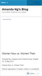 Mobile Screenshot of amandang.wordpress.com