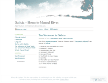 Tablet Screenshot of galiciarivas.wordpress.com