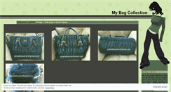 Desktop Screenshot of mybagcollection.wordpress.com