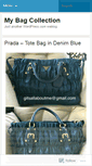 Mobile Screenshot of mybagcollection.wordpress.com