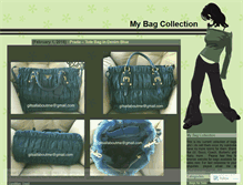 Tablet Screenshot of mybagcollection.wordpress.com