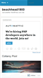 Mobile Screenshot of beachhead1900.wordpress.com