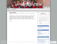 Tablet Screenshot of laclasedeelena.wordpress.com