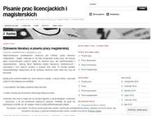 Tablet Screenshot of pisaniepracna5.wordpress.com