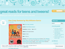 Tablet Screenshot of myteenreads.wordpress.com