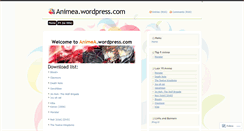 Desktop Screenshot of animea.wordpress.com