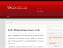 Tablet Screenshot of gizmosupportservices.wordpress.com