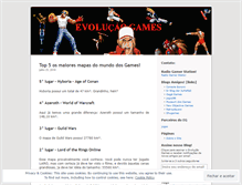 Tablet Screenshot of evolucaogamesbr.wordpress.com