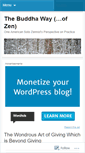 Mobile Screenshot of buddhawayzen.wordpress.com