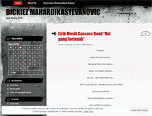 Tablet Screenshot of dickiezmahardikastevanovic.wordpress.com